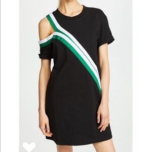 Current/Elliott mini dress size1 (S/M) short sleeve, one shoulder cut out